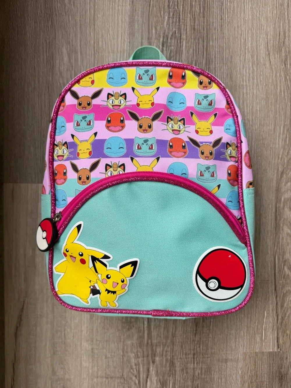 Pokémon Mini Backpack Pikachu Eevee Bioworld Kids Toddler Bookbag Pink Blue